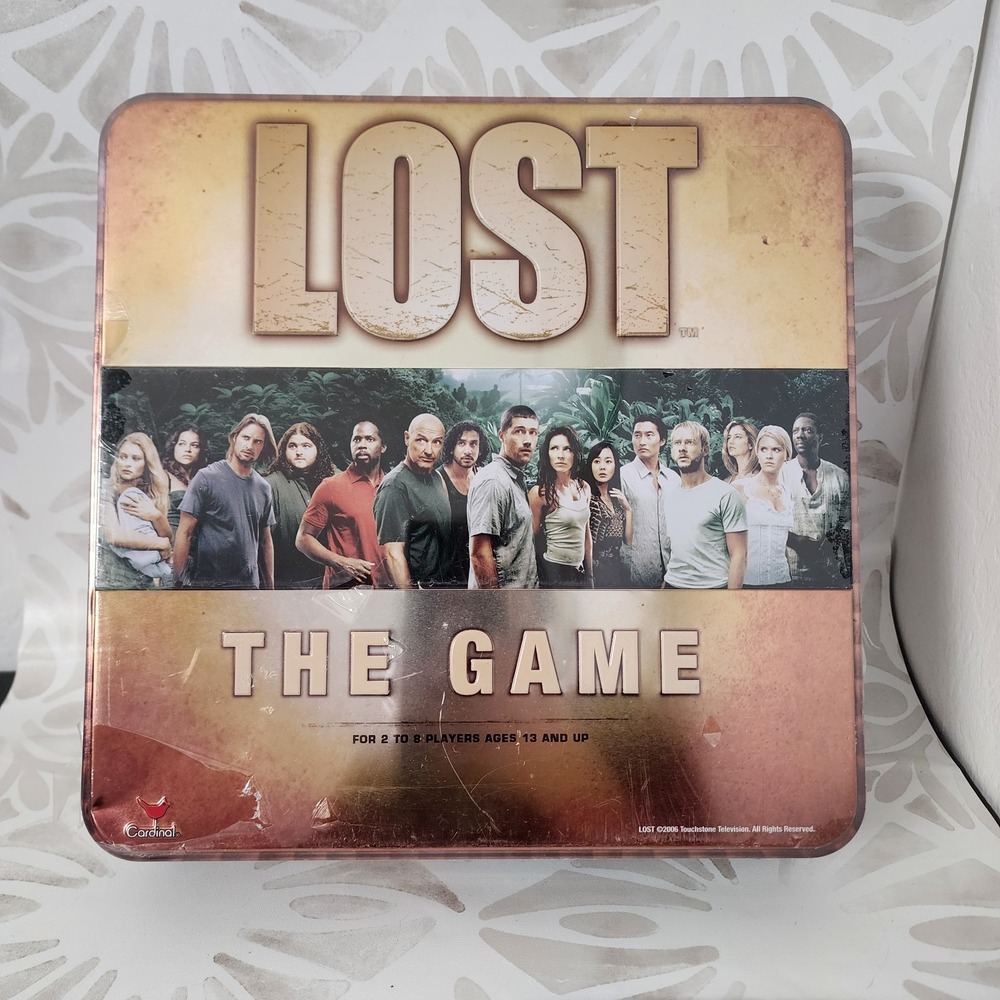 SEALED, LOST THE BOARD GAME COLLECTORS TIN BOX EDITION 2006 TV SHOW